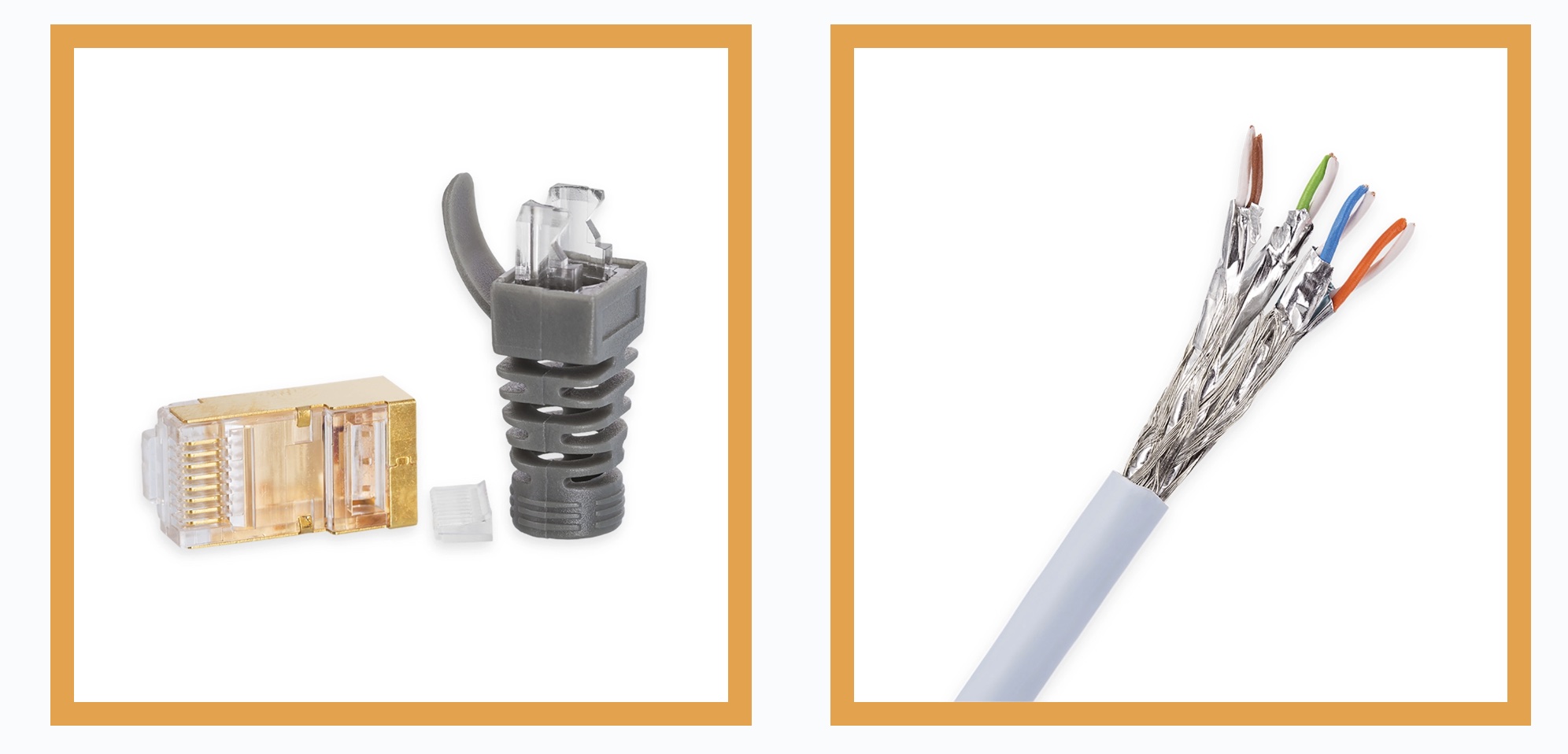 Stecker mit vergoldetem Vollschirm und paarweise geschirmte Signalkabel sorgen für störungsfreie Daten-Kommunikation – Bild: Geko-Hifi/Jenving Technology AB